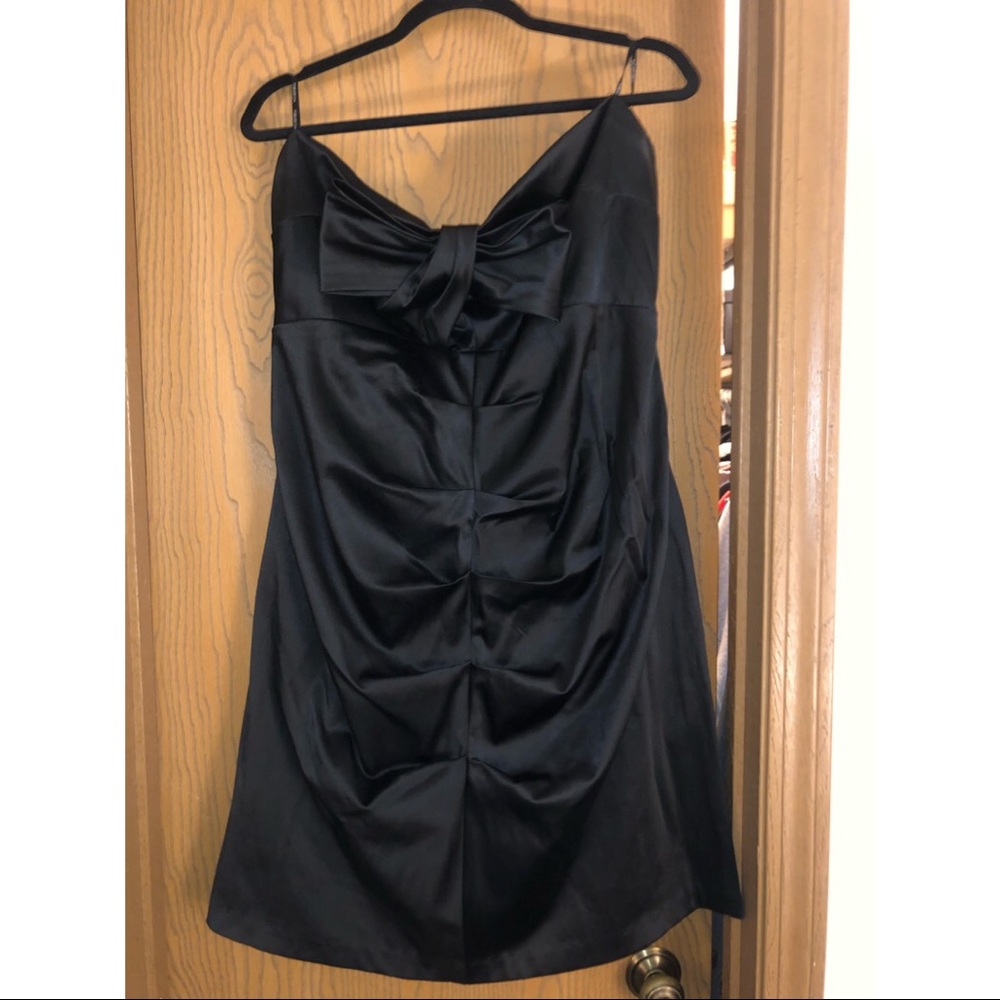 Strapless cocktail dress